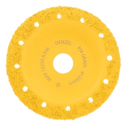 Чашка твёрдосплавная зачистная,125 мм, Наклонная, среднее зерно #16// Denzel 72977