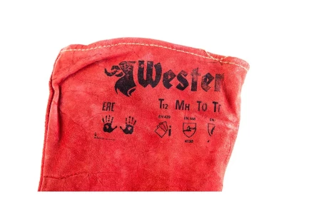 Пятипалые перчатки сварщика WESTER WG01 купить в Нефтеюганске