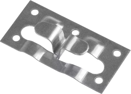 ЗУБР Кляймер-КГ, 10 x 34 x 70 мм, цинк, 50 шт, угловой крепеж для керамогранита (30857) купить в Нефтеюганске