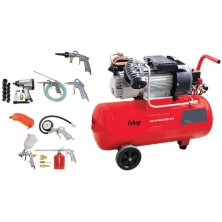 Компрессор масляный поршневой прямой привод Fubag VDC/50 AUTO MASTER KIT+10 купить в Нефтеюганске