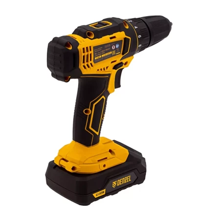 Дрель-шуруповерт аккумуляторная Denzel 26115, CDL-18-01CB, Li-Ion, 18 В, 1 аккумулятор купить в Нефтеюганске