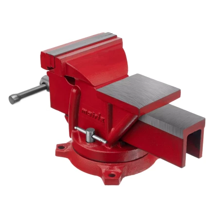 Тиски слесарные, 125 мм, поворотные, с наковальней// Matrix 18601 купить в Нефтеюганске