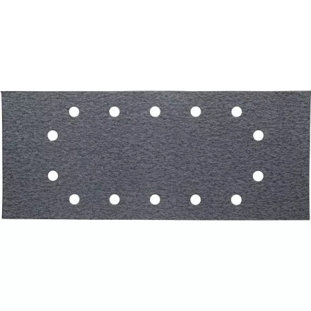 Лист шлиф. универсал. URAGAN с покрытием стеарата цинка, 14 отверстий по кругу, для ПШМ, P80, 115х280мм, 50шт 907-23104-080-50 купить в Нефтеюганске