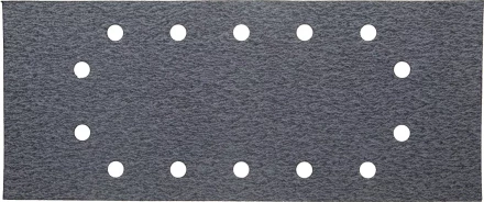 Лист шлиф. универсал. URAGAN с покрытием стеарата цинка, 14 отверстий по кругу, для ПШМ, P80, 115х280мм, 50шт 907-23104-080-50 купить в Нефтеюганске