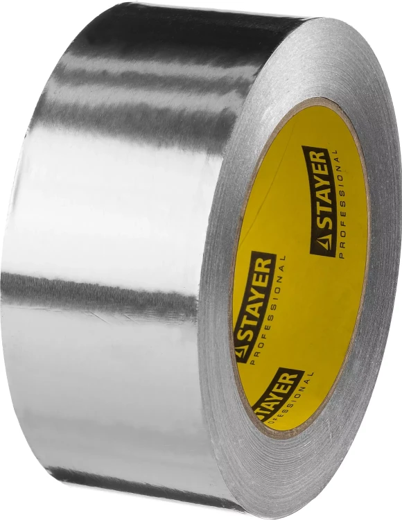 Алюминиевая лента, STAYER Professional 12268-50-50, до 120°С, 50мкм, 50мм х 50м 12268-50-50 купить в Нефтеюганске