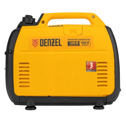 Генератор инверторный Denzel GT-1200iS, 1.2 кВт, 230 В, бак 2.4 л, закрытый корпус, ручной старт купить в Нефтеюганске
