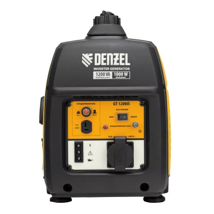 Генератор инверторный Denzel GT-1200iS, 1.2 кВт, 230 В, бак 2.4 л, закрытый корпус, ручной старт купить в Нефтеюганске