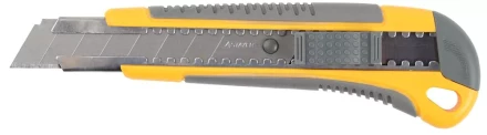 Нож STAYER &quot;MASTER&quot; с выдвижным сегмент. лезвием, пластмассовый, 18мм 0916 купить в Нефтеюганске