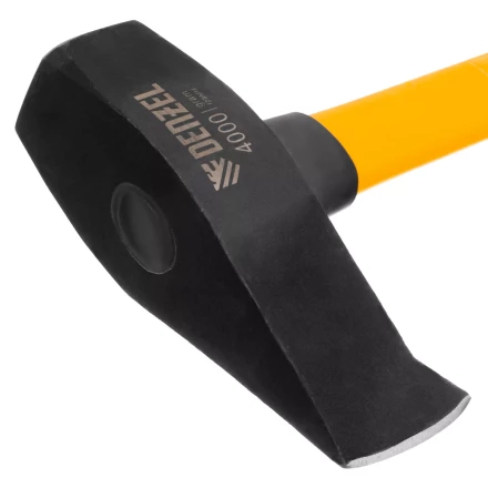 Колун-кувалда 4000 г Denzel 21852, кованая, фибергласовая  рукоятка c TPR покрытием, 880 мм купить в Нефтеюганске