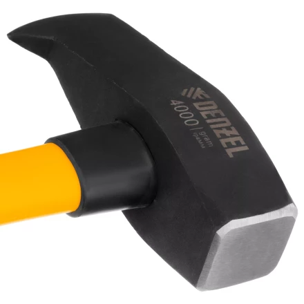 Колун-кувалда 4000 г Denzel 21852, кованая, фибергласовая  рукоятка c TPR покрытием, 880 мм купить в Нефтеюганске