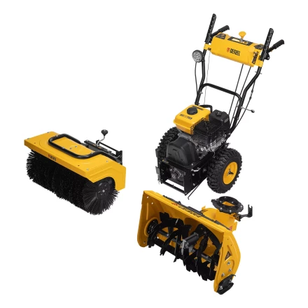 Гибридная снегоуборочная машина с функц. подметания Denzel SWB-600, 212 сс, руч. старт, 2 насадки купить в Нефтеюганске