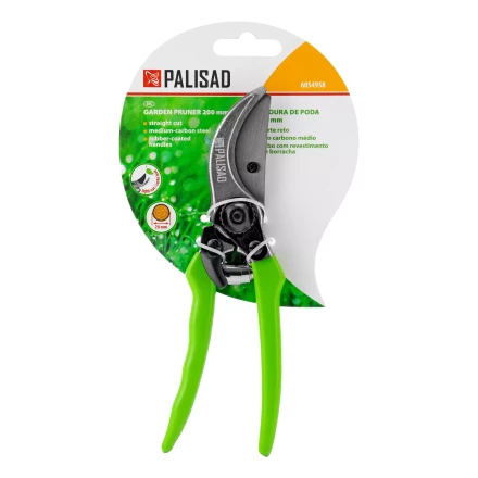 Секатор прямого реза Palisad, 200 мм, металлические обрезиненные рукоятки, 6054958 купить в Нефтеюганске