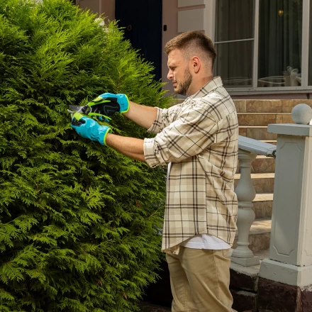 Секатор прямого реза Palisad, 200 мм, металлические обрезиненные рукоятки, 6054958 купить в Нефтеюганске