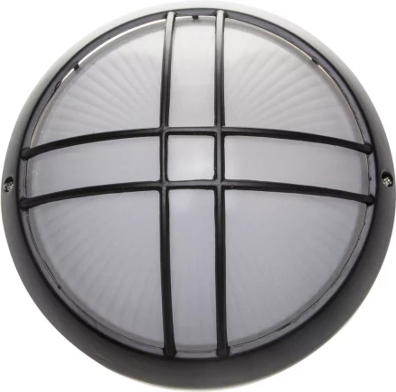 Светильник уличный СВЕТОЗАР &quot;ОРБИТА&quot; влагозащищенный, цвет черный, 100Вт SV-57313-B купить в Нефтеюганске