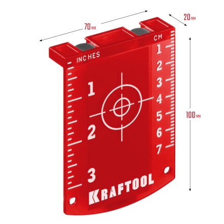 Мишень для лазерных приборов KRAFTOOL 34725 купить в Нефтеюганске