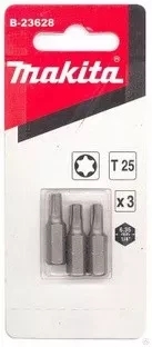 Биты Makita Тоrх Т25 25мм 3шт (B-23628) купить в Нефтеюганске