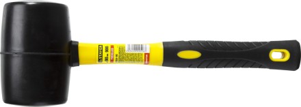 Киянка STAYER &quot;PROFESSIONAL&quot; резиновая ЧЕРНАЯ, с фиберглассовой ручкой, 900г 2054-90 купить в Нефтеюганске