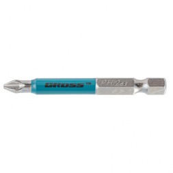 Набор бит РН2 х 60, сталь S2, 10 шт. Gross 11300