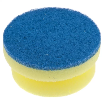 Губки для посуды c тефлоновым покрытием круглые d 95х50 мм 2 шт в картоне ТМ Elfe 92361 купить в Нефтеюганске