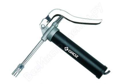 Шприц плунжерный пневматический G15B 207атм 85г трубка 100мм GROZ купить в Нефтеюганске