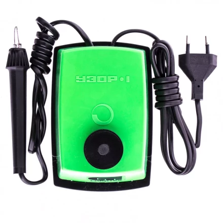 Электроприбор для выжигания по дереву "Узор 1" с подставкой запасная игла 5 проекций Сибртех. 91304 купить в Нефтеюганске