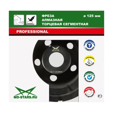 Фрезы алмазные торцевые сегментные FATS230 купить в Нефтеюганске