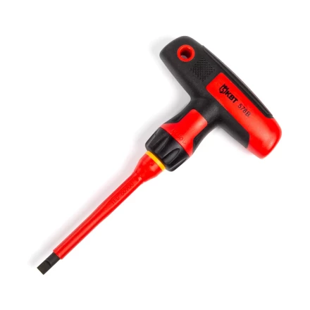 Диэлектрическая Т-образная отвертка КВТ VDE НИО-4412-Т со сменными битами, 12 шт. (87128) купить в Нефтеюганске