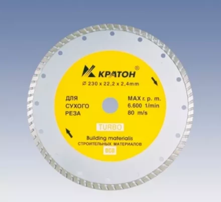 Круг алмазный TURBO HOBBY 180 х 22,2 х 2,6 мм Кратон 1 08 03 004 купить в Нефтеюганске
