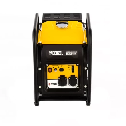 Генератор инверторный GT-2500iF, 2.5 кВт, 230 В, бак 5 л, открытый корпус, ручной старт Denzel 94704 купить в Нефтеюганске