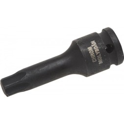 Торцовая головка KRAFTOOL &quot;INDUSTRIE QUALITAT&quot; ударная (1/2&quot;), TORX, Cr-Mo, фосфатированная, T60 27952-60_z01