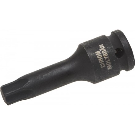 Торцовая головка KRAFTOOL &quot;INDUSTRIE QUALITAT&quot; ударная (1/2&quot;), TORX, Cr-Mo, фосфатированная, T60 27952-60_z01 купить в Нефтеюганске