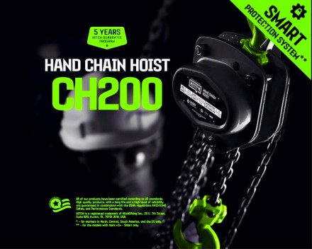 Таль ручная цепная HITCH CH200-G, 1 т, 12 м. Гальваническая цепь купить в Нефтеюганске