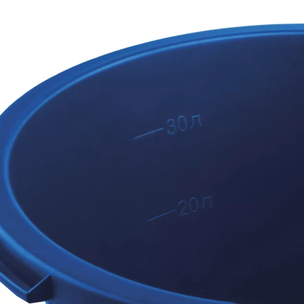 ЗУБР 40 л, первичный высокопрочный пластик, усиленный круглый строительный таз (06094-45) купить в Нефтеюганске