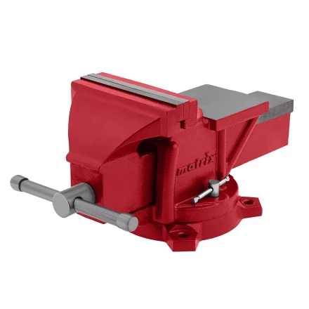 Тиски слесарные, 150 мм, поворотные, с наковальней// Matrix 18602 купить в Нефтеюганске