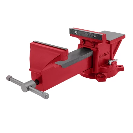 Тиски слесарные, 150 мм, поворотные, с наковальней// Matrix 18602 купить в Нефтеюганске