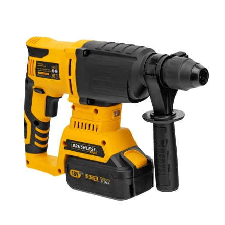 Перфоратор аккумуляторный BLRH-IB-26 Li-Ion, 18 В Denzel 26701 купить в Нефтеюганске