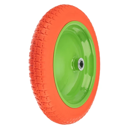 Колесо полиуретановое Сибртех 3.00-8, длина оси 90 мм, подшипник 20 мм, 689765 купить в Нефтеюганске