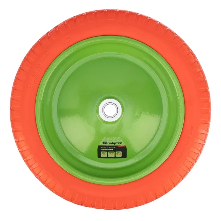 Колесо полиуретановое Сибртех 3.00-8, длина оси 90 мм, подшипник 20 мм, 689765 купить в Нефтеюганске