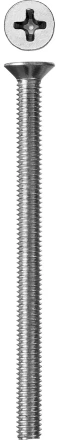 Винт ЗУБР &quot;МАСТЕР&quot; DIN 965, класс прочности 4.8, оцинкованный, M4x60мм, 5кг 303110-04-060 купить в Нефтеюганске