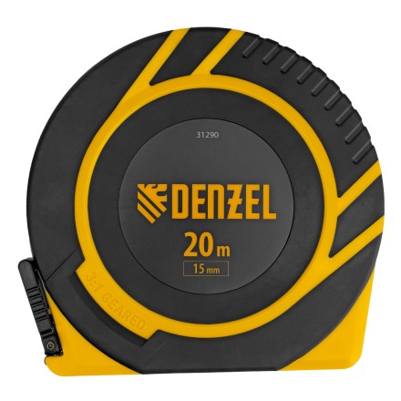 Рулетка геодезическая Denzel 20 м х 15 мм, закрытый корпус, фиберглассовая лента, 31290 купить в Нефтеюганске