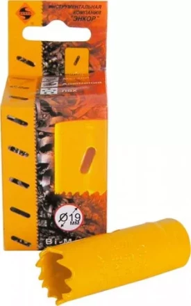 Коронка Bi-Metal Ф19 мм М42 Энкор 24319 купить в Нефтеюганске