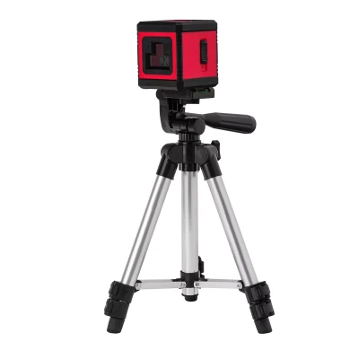 Лазерный уровень MTX XQB RED Pro SET, 10 м, красный луч, батарейки, штатив 350185