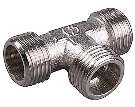 Тройник GENERAL FITTINGS никелированная латунь, ш/ш/ш, 3/4&quot; 51051-3/4 купить в Нефтеюганске