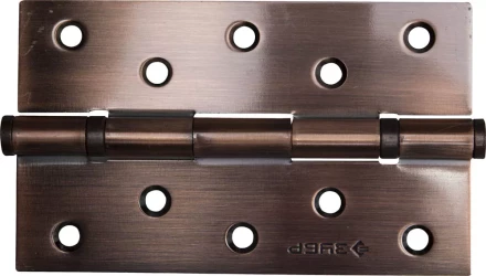 Петля универсальная ЗУБР "ЭКСПЕРТ", 2 подшипника, цвет ст. медь (AC), с крепежом, 125х75х2,5мм, 2 шт 37601-125-6 купить в Нефтеюганске