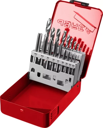 Наборы метчиков и плашек в металлическом боксе серия МАСТЕР купить в Нефтеюганске