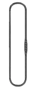 Строп канатный кольцевой СКК 7 т L=6 м  заплет купить в Нефтеюганске