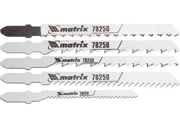 Набор полотен для электролобзика по дереву 5шт MATRIX Professional 78250 купить в Нефтеюганске