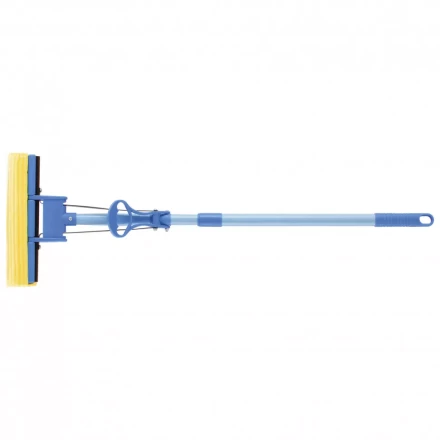 Швабра отжимная 115 см губка PVA 27 x 5,5 x 6 см телескопическая рукоятка голубая Elfe 93516 купить в Нефтеюганске