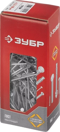 Гвозди строительные оцинкованные ГОСТ 4028-63 коробка серия МАСТЕР купить в Нефтеюганске