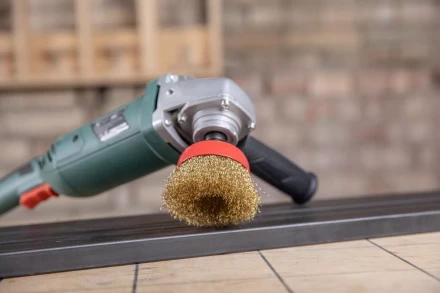 Кордщетка HAMMER чаша 85мм для УШМ гофрированная латунированная сталь (207-103) купить в Нефтеюганске